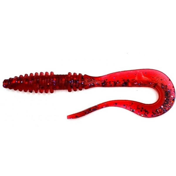 Силиконовая приманка для рыбалки, Taipan Crazy Sweep, 2,5 дюйма, 12шт/уп, цвет №05 Redpearl